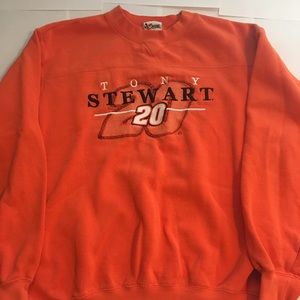Vintage Tony Stewart nascar crew neck